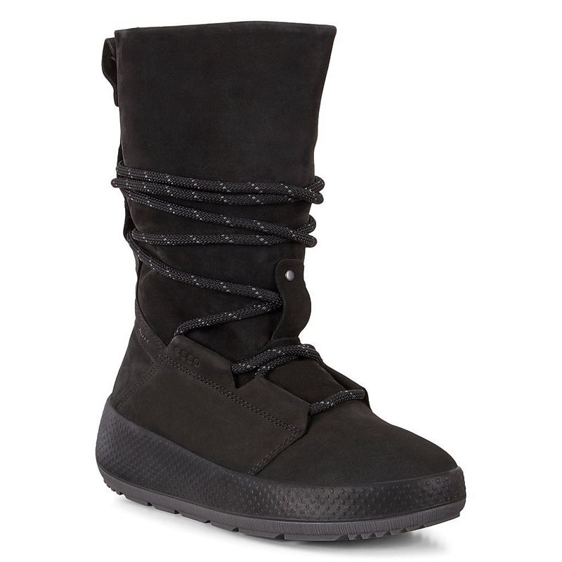 Zapatillas Bota Ecco St.1 Para Mujer,Negras,415063-DEB